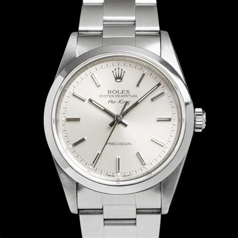 rolex air king peso|rolex air king 14000m price.